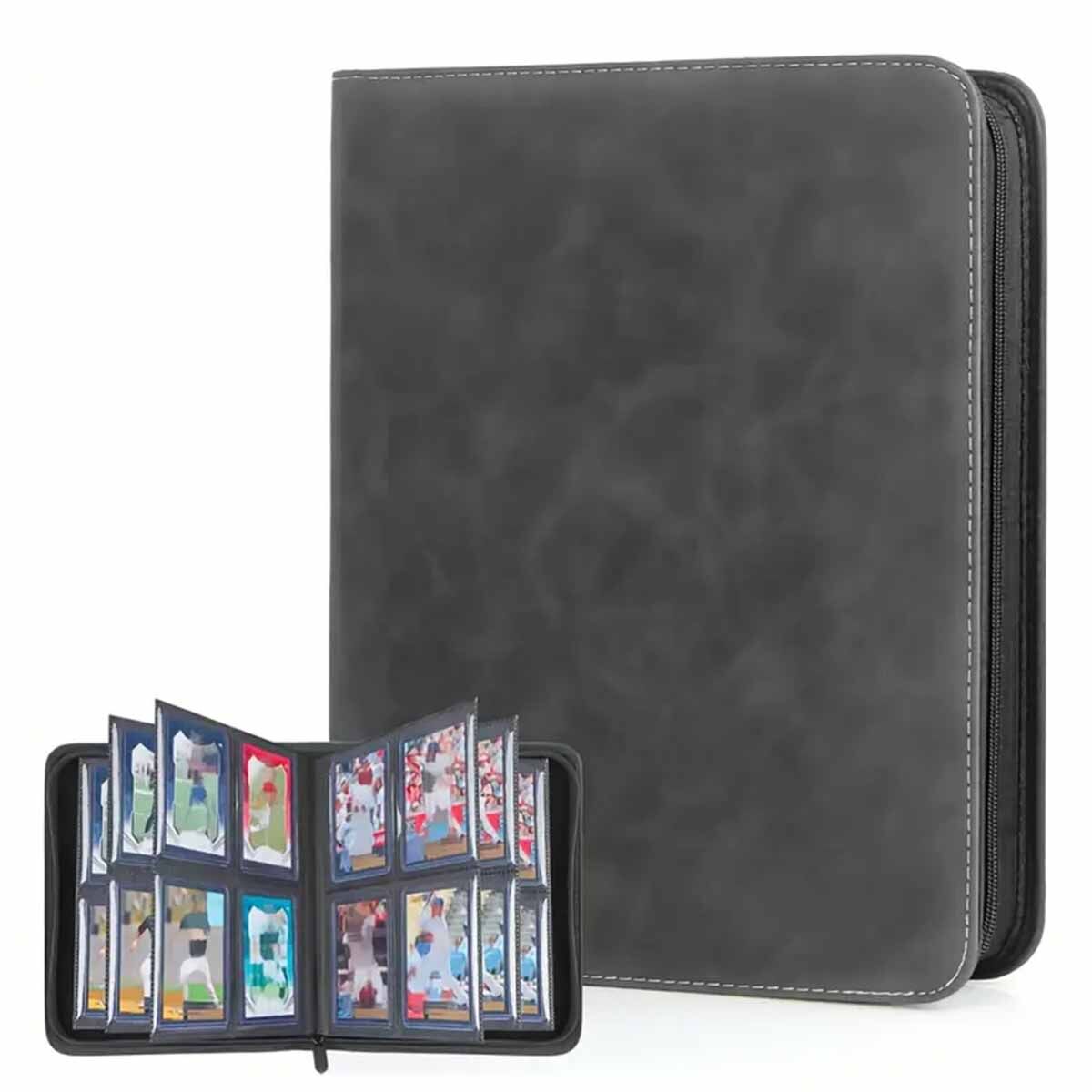 Toploader Binder Order Grau (4-Pocket)