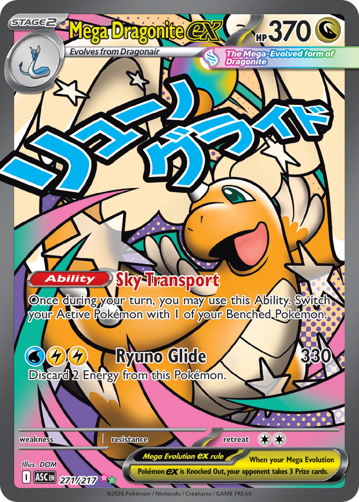 Mega Dragonite ex - 271/217 - EN Mega Dragonite ex - 271/217 - EN