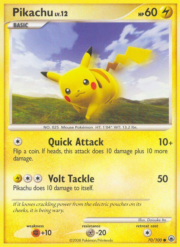 Pikachu - 70/100 - EN Pikachu - 70/100 - EN