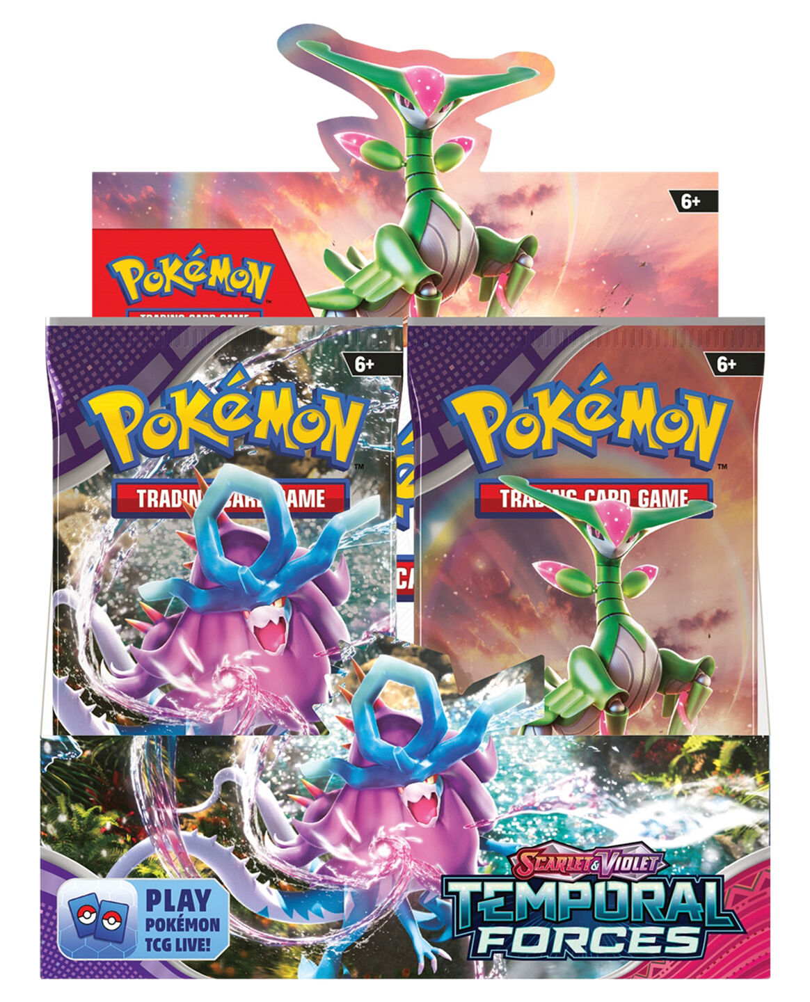 Pokémon TCG: Scarlet & Violet-Temporal Forces Booster Display Box (36 Packs) - EN