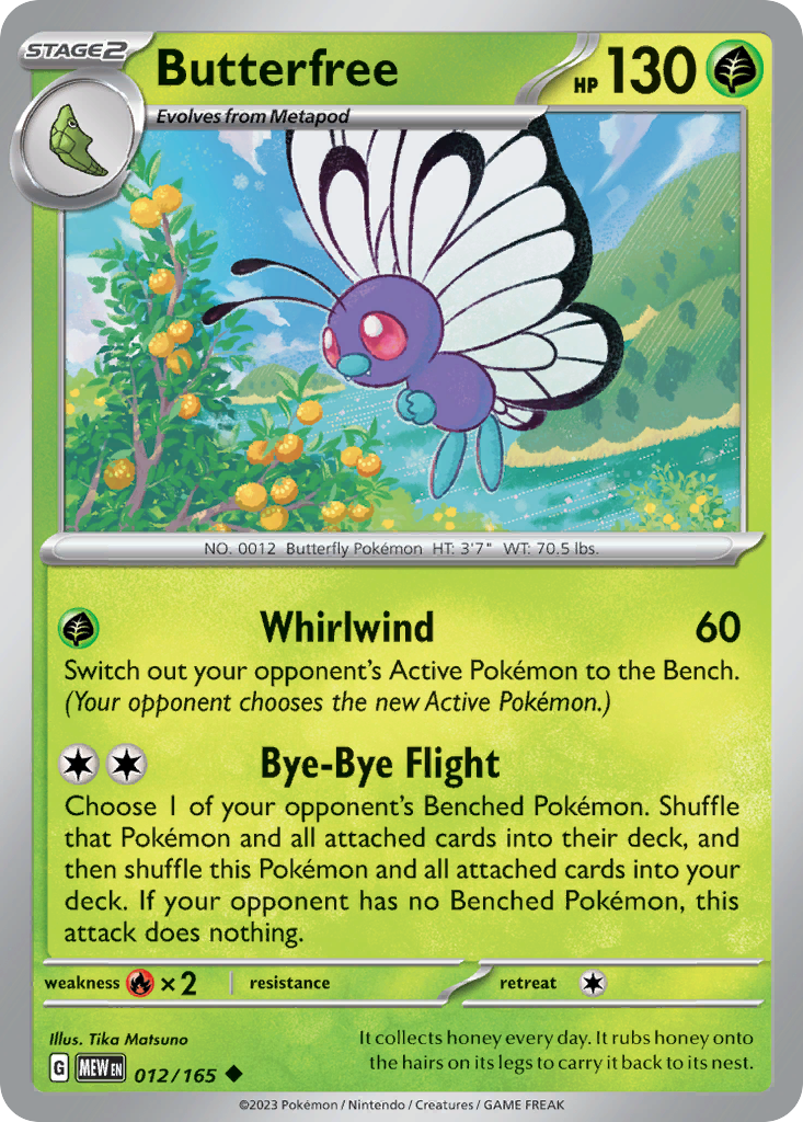 Butterfree - 012/207 - EN Butterfree - 012/207 - EN
