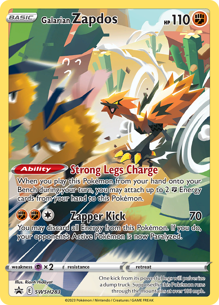 Galarian Zapdos - SWSH283/306 - EN Galarian Zapdos - SWSH283/306 - EN