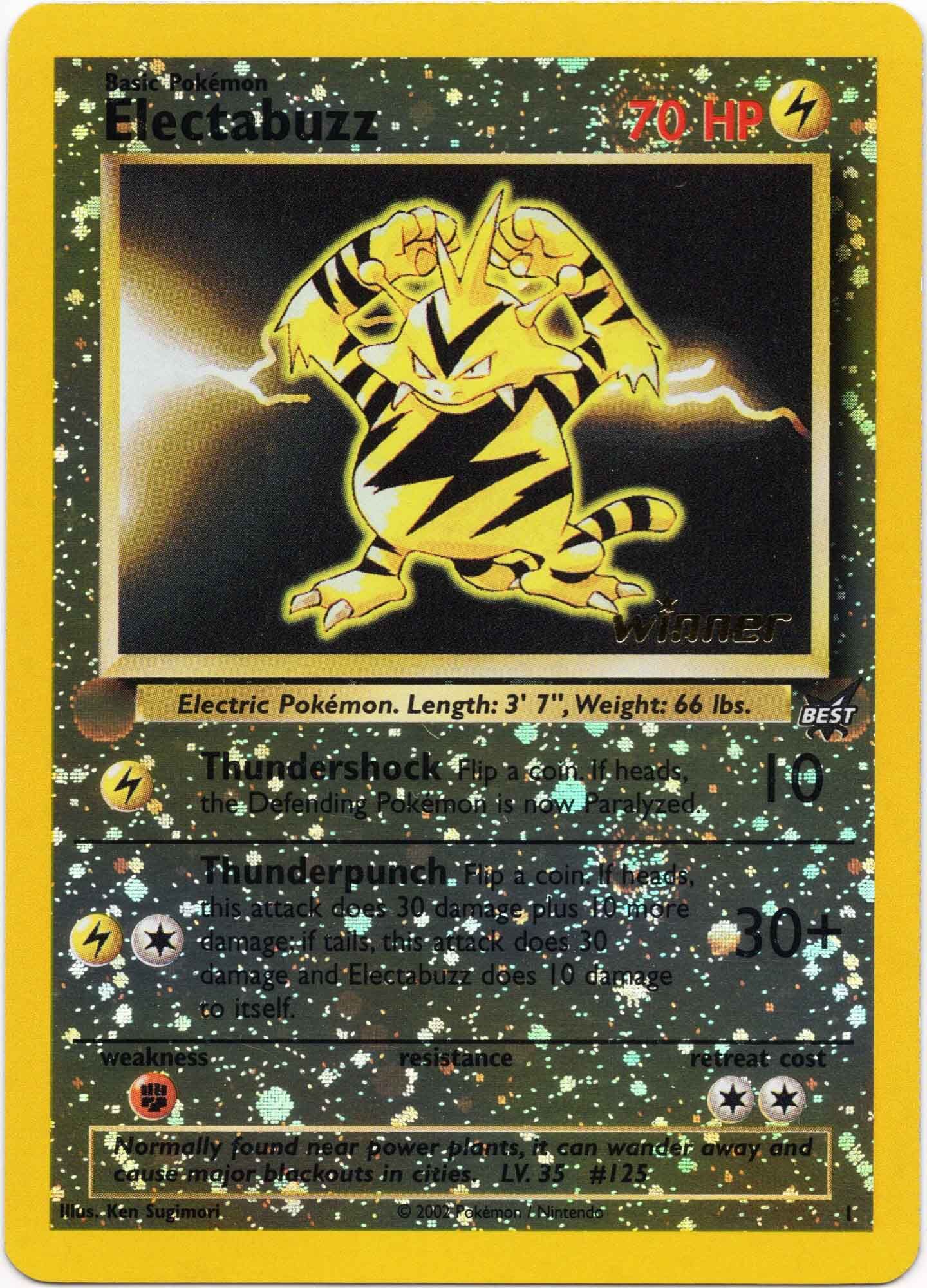 electabuzz-1-black-star-promo-pok-mon-tcg Electabuzz 1 - Pokémon TCG