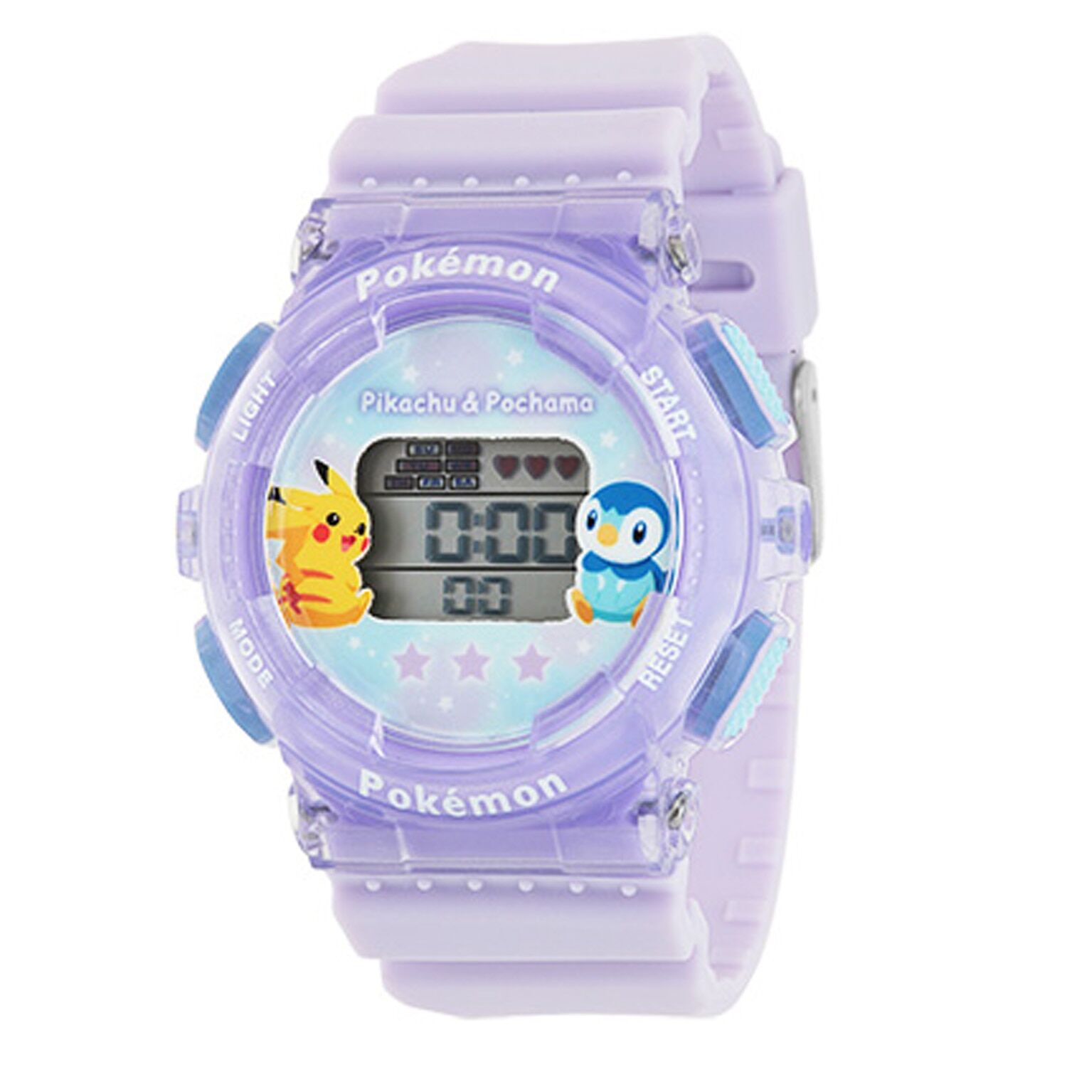 Pokémon Center Original Digital Watch Purple