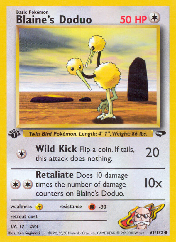 Blaine’s Doduo - 61/132 - EN Blaine’s Doduo - 61/132 - EN