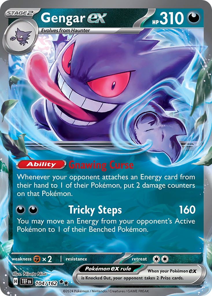 Gengar ex - 104/162 - EN