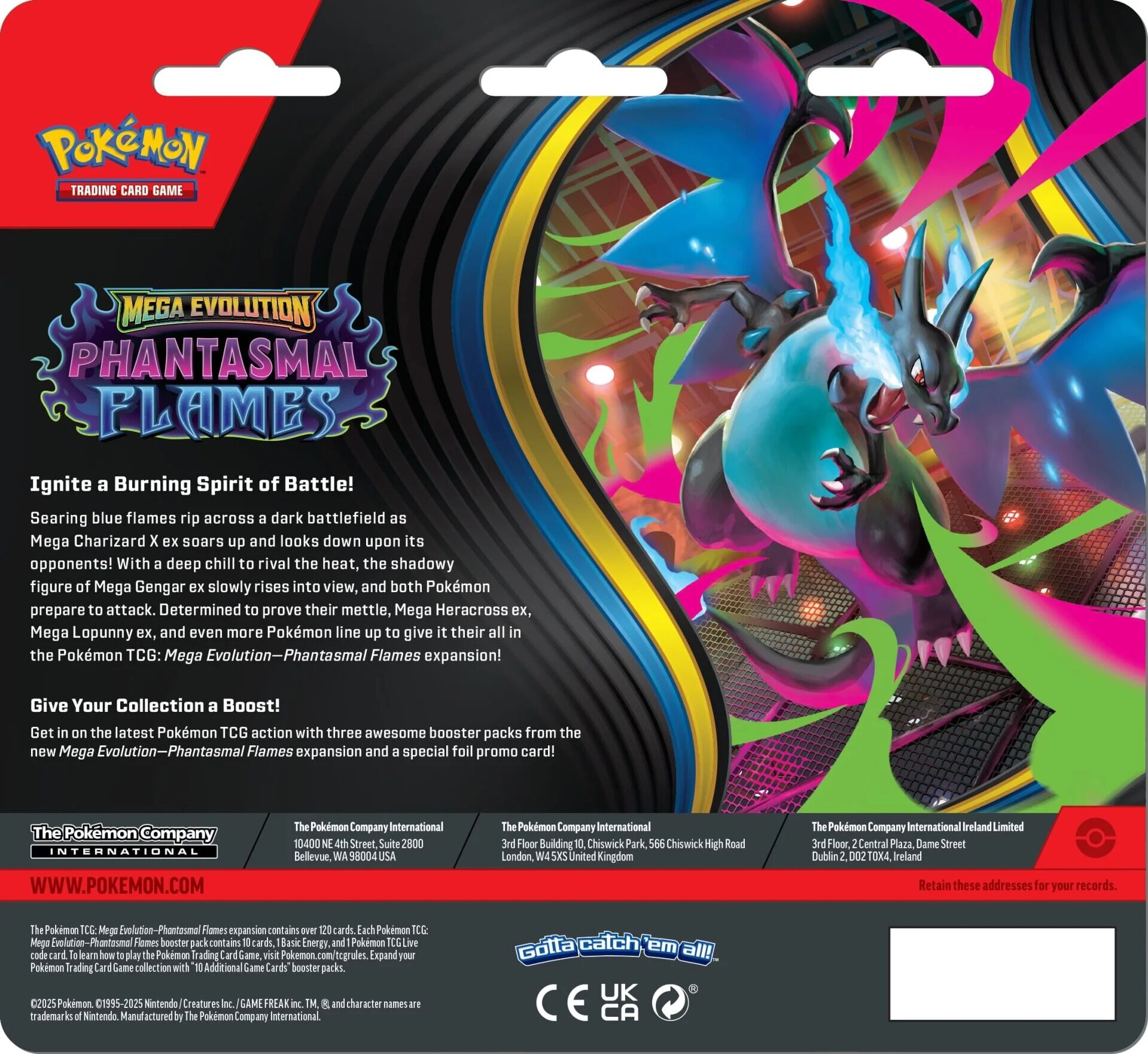 Pokémon TCG: Mega Evolution - Phantasmal Flames Sneasel 3-Pack Blisters - EN