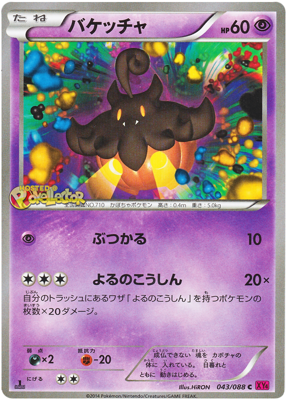 Pumpkaboo - XY4 043/088 - JP