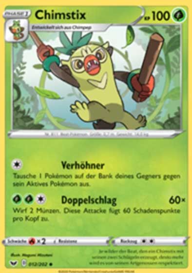 Chimstix 012/202 - Pokémon TCG