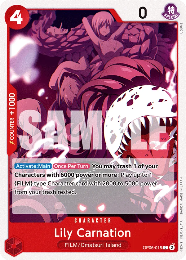 Lily Carnation - OP06-015 Lily Carnation - OP06-015