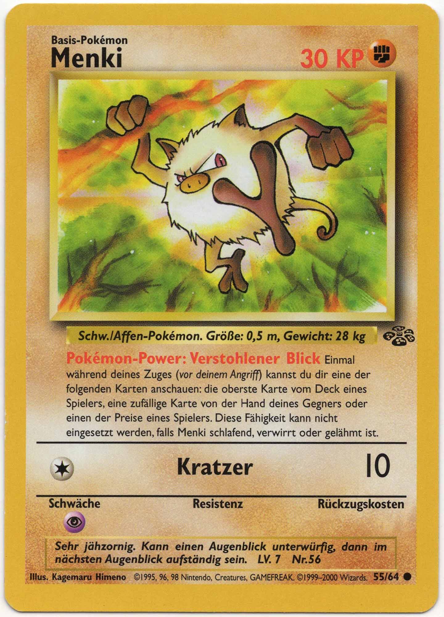 menki-55-64-pok-mon-tcg Menki - 55/64 - Pokémon TCG