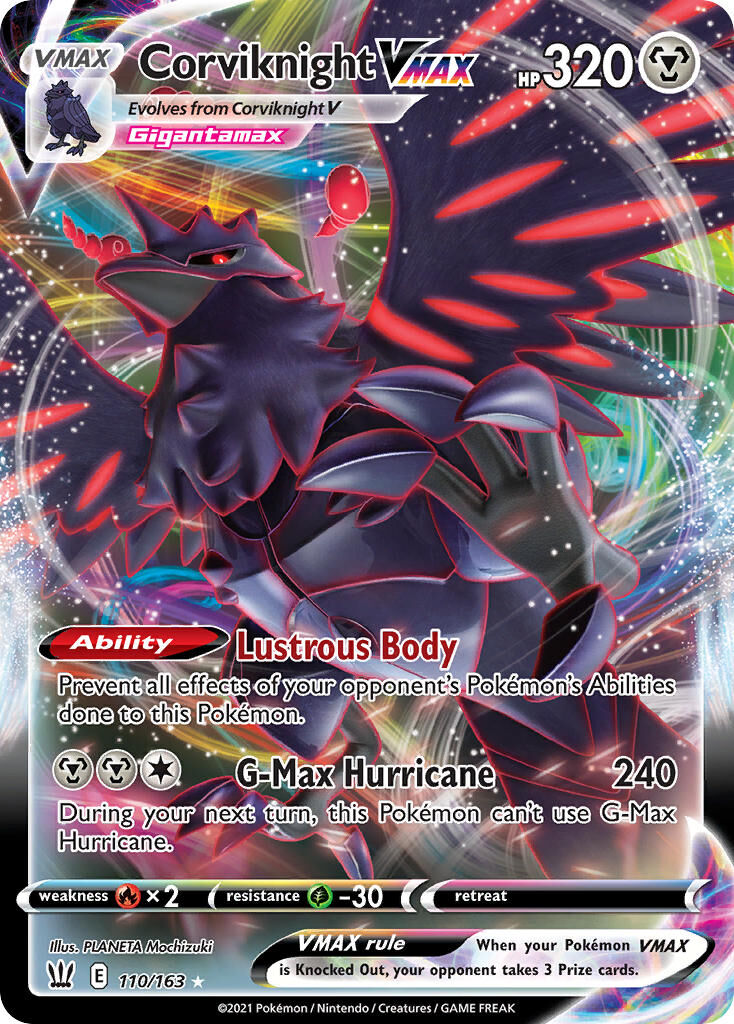 Corviknight VMAX - 110/163 - EN Corviknight VMAX - 110/163 - EN