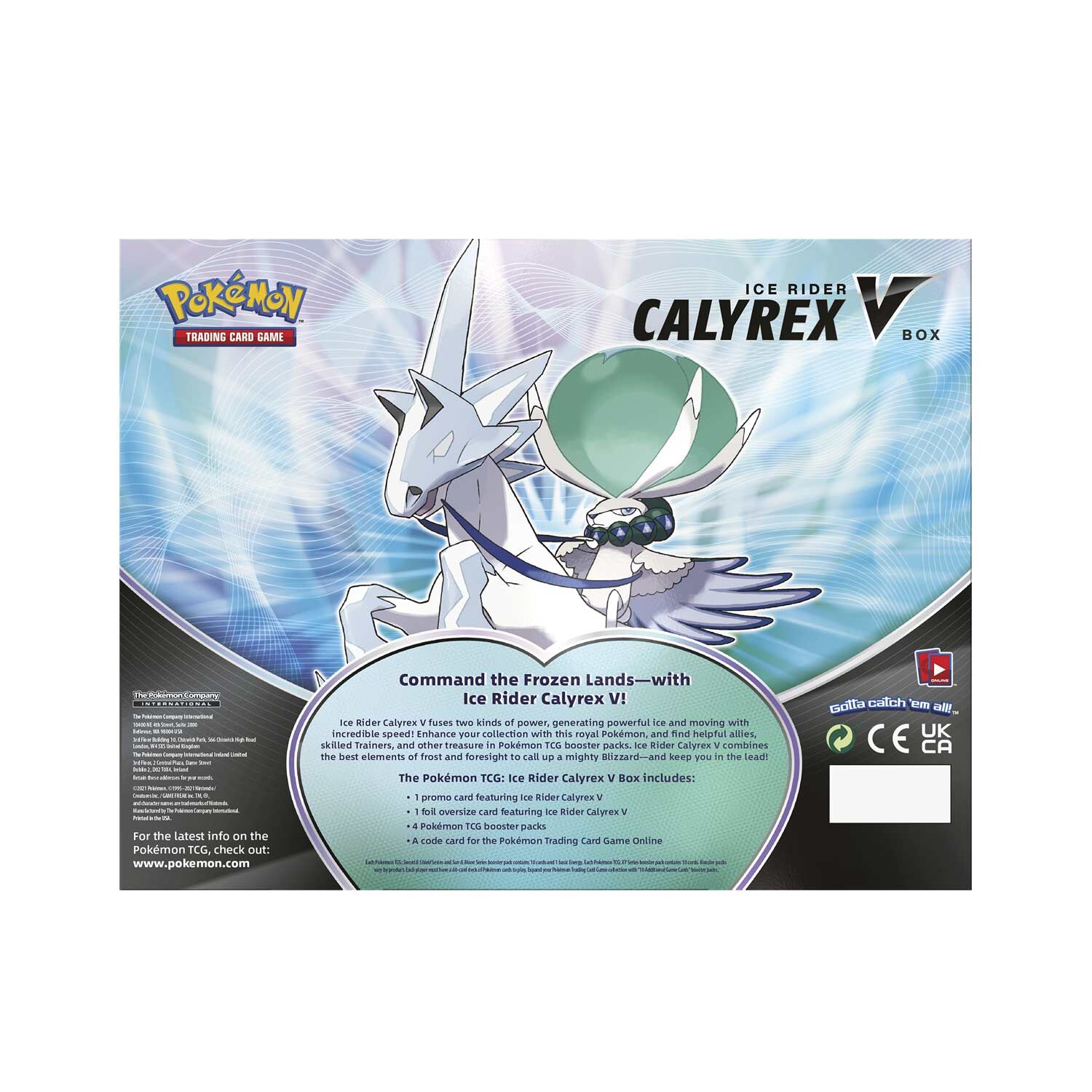 Pokémon Ice Rider Calyrex V Collection Box - EN