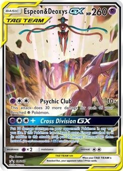 Espeon & Deoxys GX SM240 - Pokémon XXL TCG