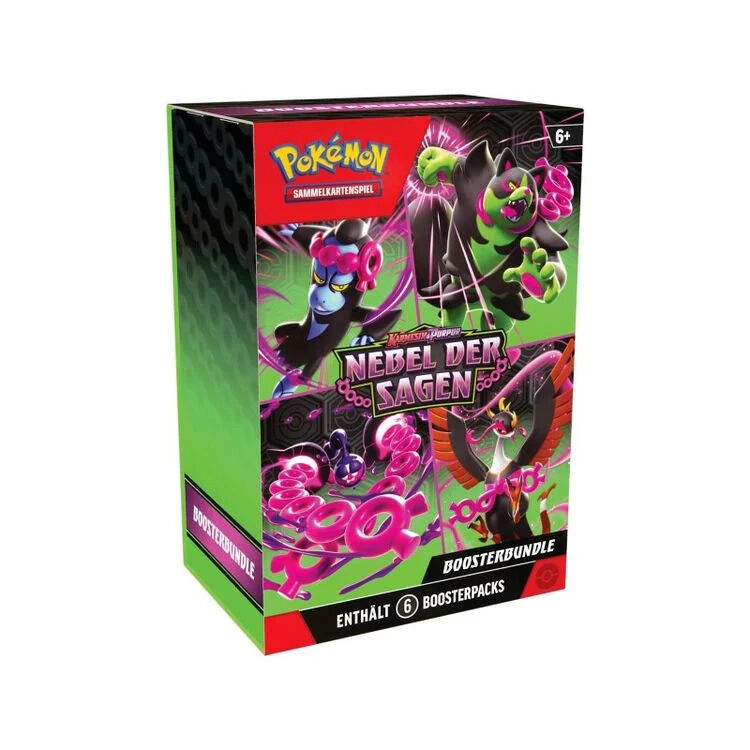 Pokémon TCG: KP06.5 Nebel der Sagen Booster Bundle (6 Packs) - DE Pokémon TCG: KP06.5 Nebel der Sagen Booster Bundle (6 Packs) - DE