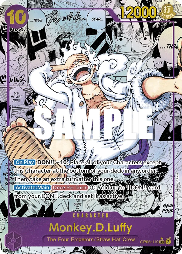 Monkey.D.Luffy - OP05-119 - Manga Art