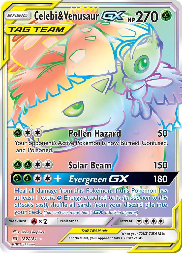 Celebi & Venusaur-GX - 182/181 - EN Celebi & Venusaur-GX - 182/181 - EN
