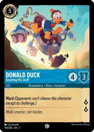 Donald Duck - Strutting His Stuff - 144/204 - EN