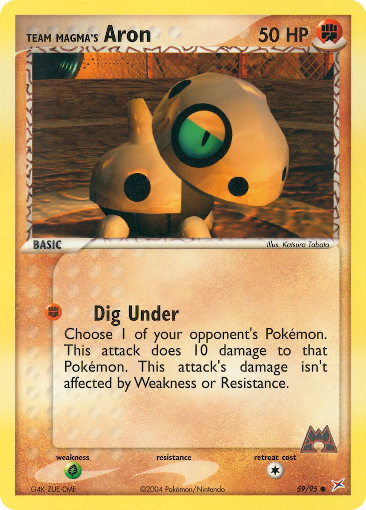 Team Magma’s Aron - 59/95 - EN