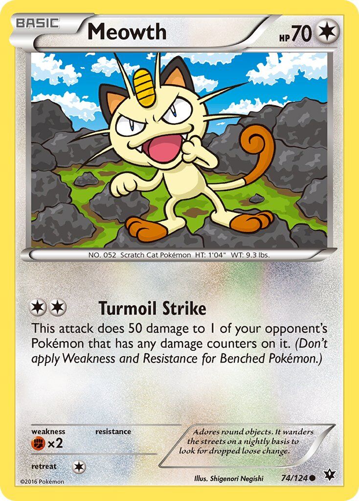 Meowth - 74/124 - EN Meowth - 74/124 - EN