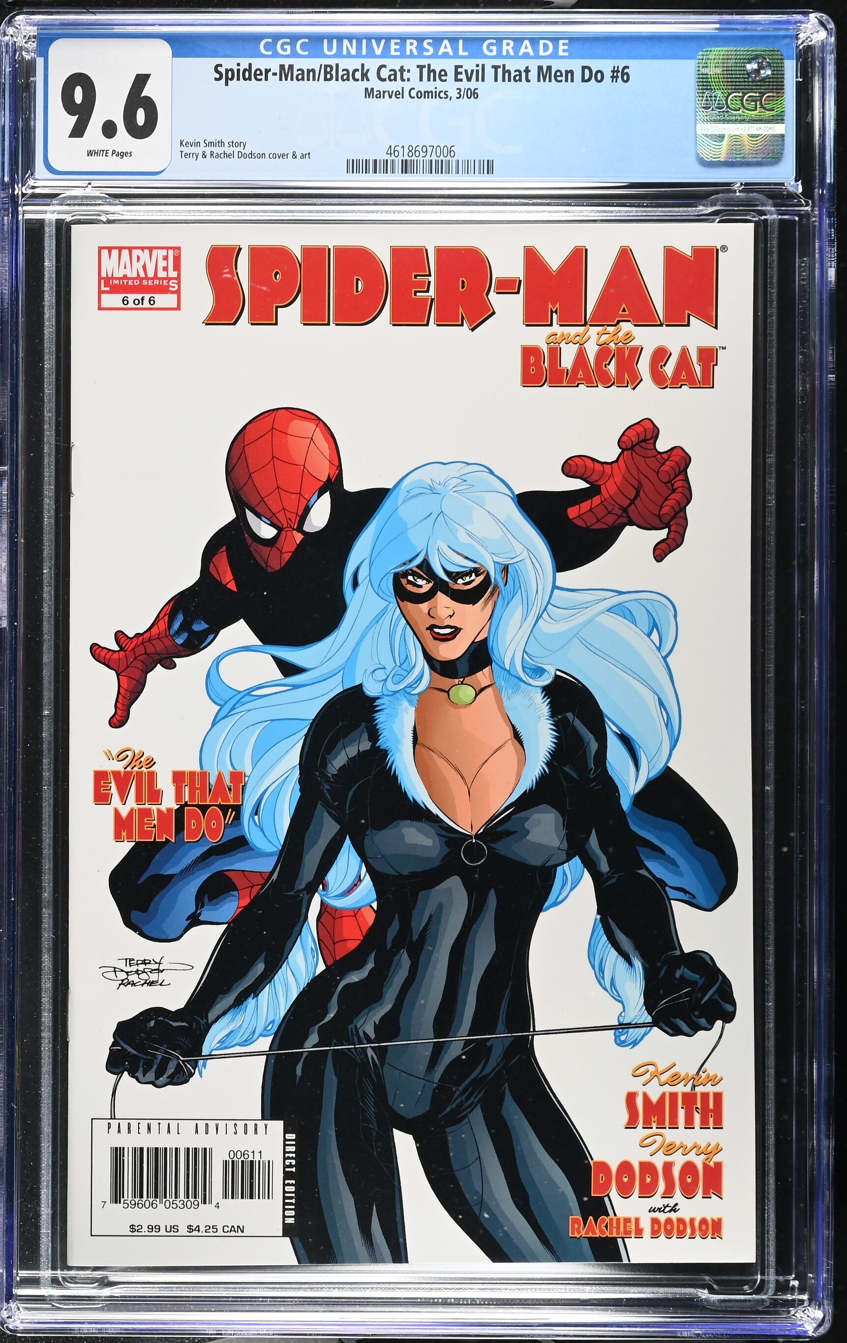 Spider-Man/Black Cat: The Evil That Men Do Issue 6 - CGC 9.6 Spider-Man/Black Cat: The Evil That Men Do Issue 6 - CGC 9.6