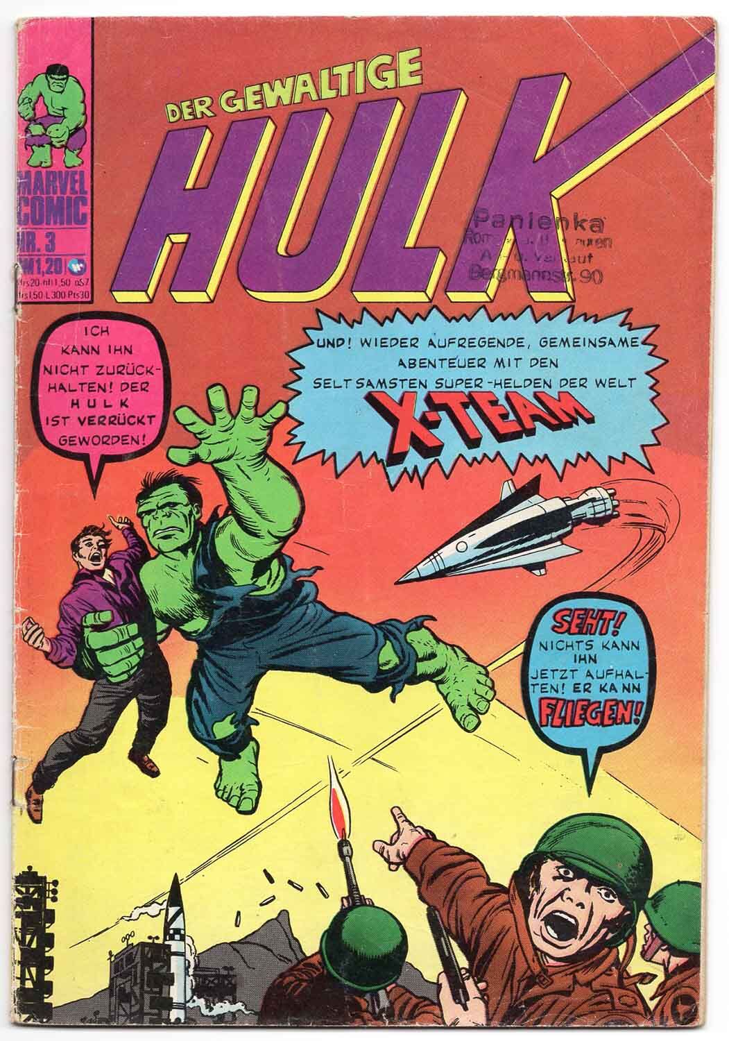 hulk_williams_3 Hulk #3 - Zustand 3 Befriedigend