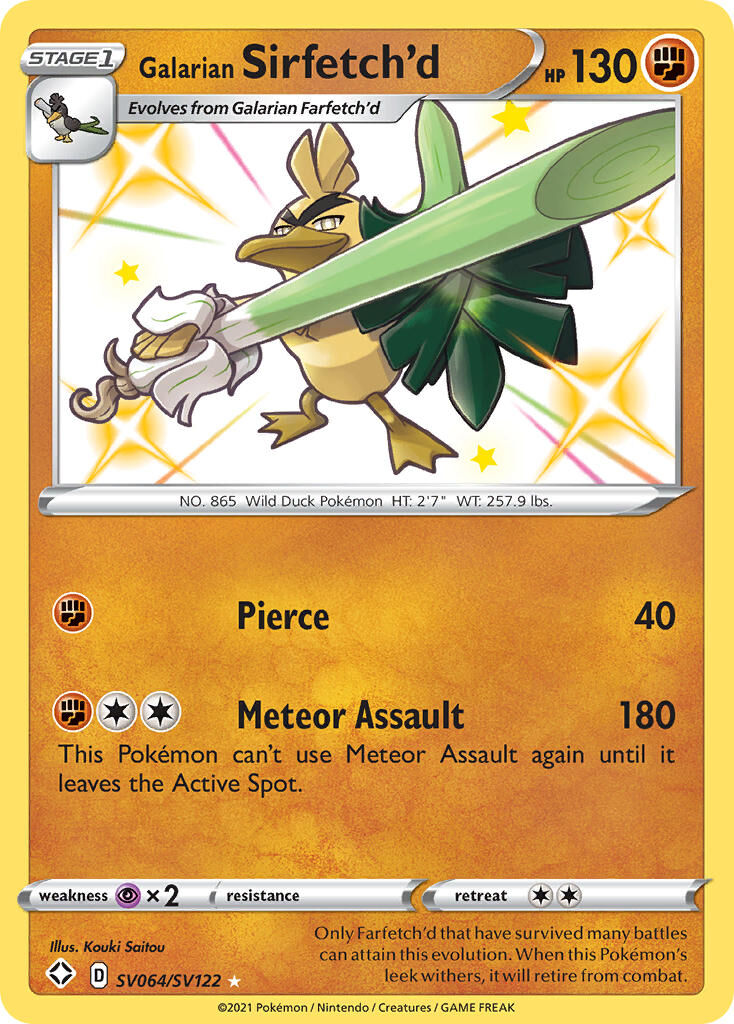 Galarian Sirfetch’d - SV064/SV122 - EN