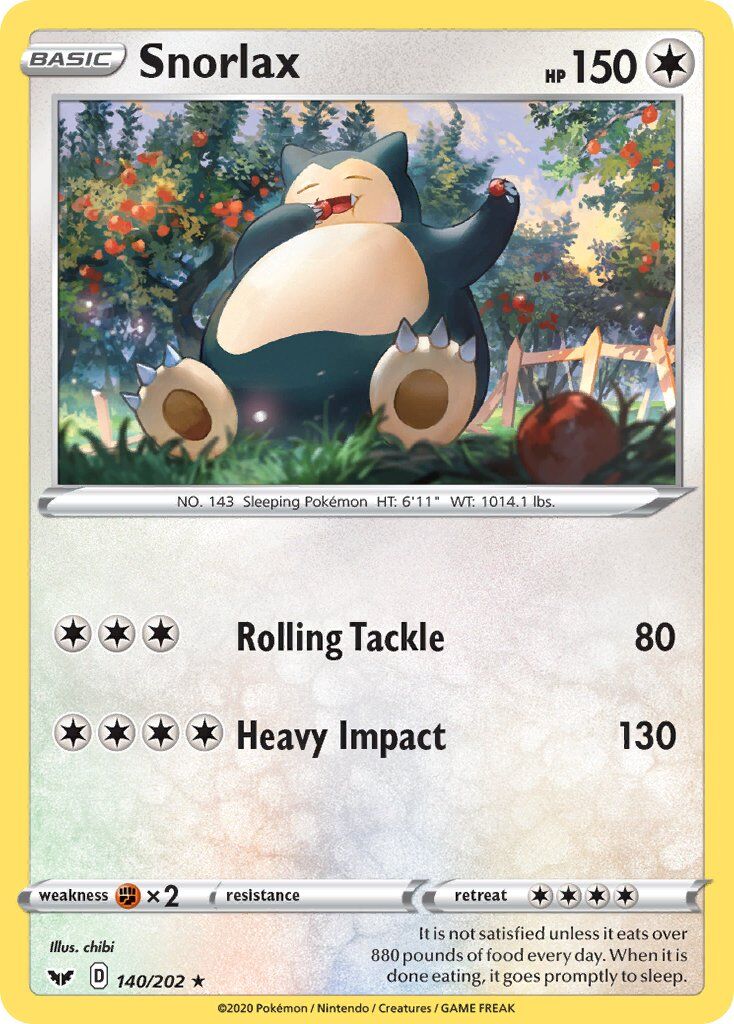 Snorlax - 140/202 - EN Snorlax - 140/202 - EN