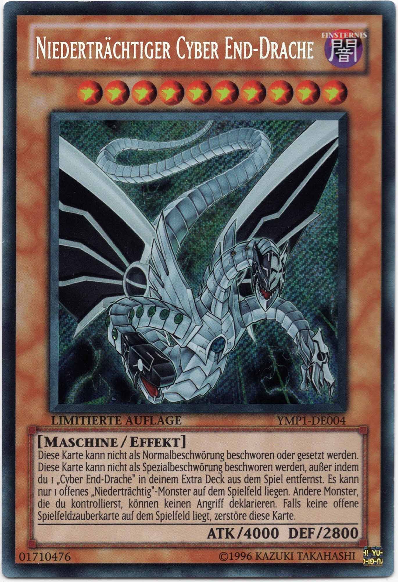 niedertr-chtiger-cyber-end-drache-ymp1-de004-secret-rare-limitierte-auflage-near-mint Niederträchtiger Cyber End-Drache - YMP1-DE004 - Secret Rare - Limitierte Auflage (Near Mint)