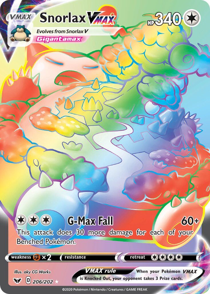Snorlax VMAX - 206/202 - EN Snorlax VMAX - 206/202 - EN
