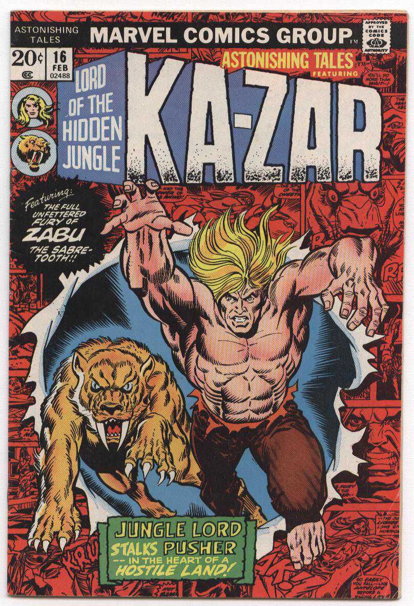 astonishing_tales_16_cover Astonishing Tales #16 Ka-Zar