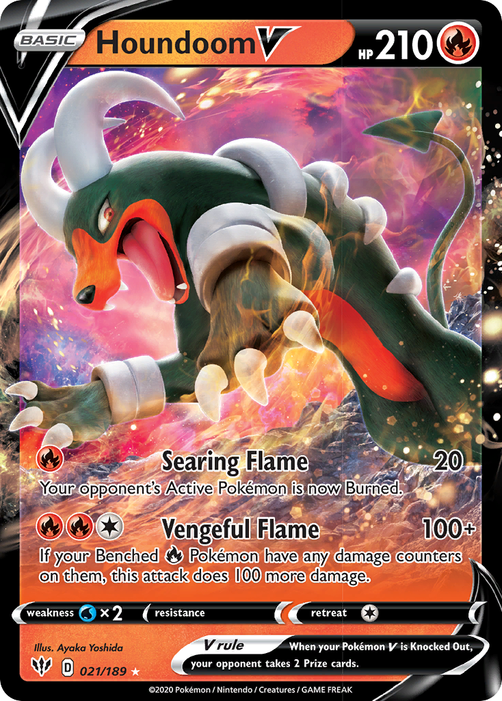 Houndoom V - 021/189 - EN Houndoom V - 021/189 - EN