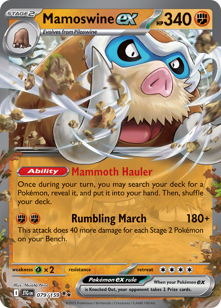 Mamoswine ex - 079/159 - EN Mamoswine ex - 079/159 - EN