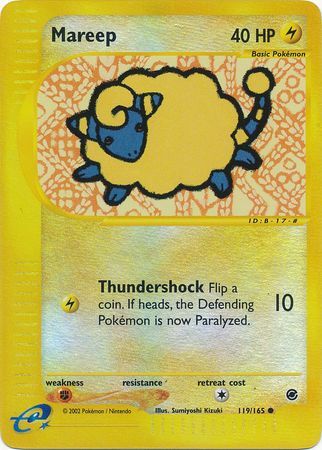 Mareep - 119/165 - Reverse Holo - EN Mareep - 119/165 - Reverse Holo - EN