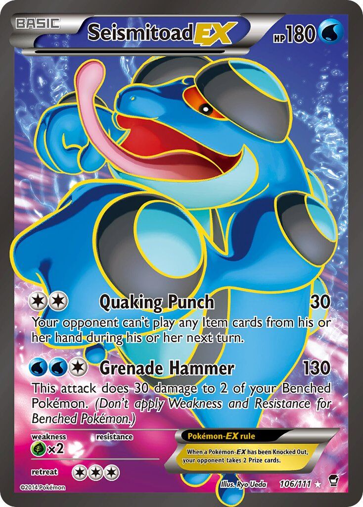 Seismitoad-EX - 106/111 - EN