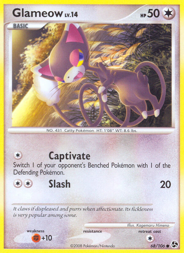 Glameow - 68/106 - Reverse Holo - EN