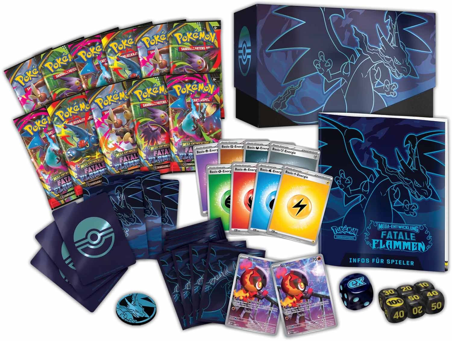Pokémon TCG: Mega Entwicklung Fatale Flammen Elite Trainer Box - DE