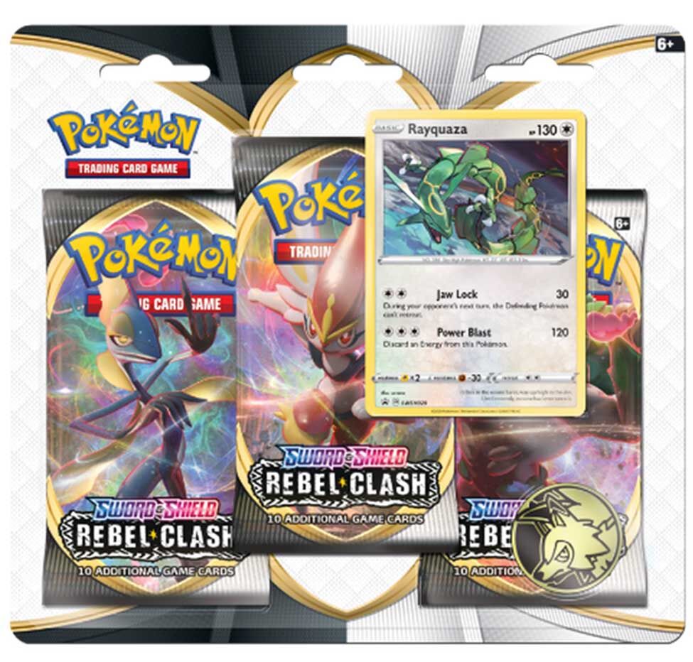 pok-mon-sword-shield-rebel-clash-rayquaza-collection-blister-w Pokémon Sword & Shield Rebel Clash Rayquaza Collection Blister - EN