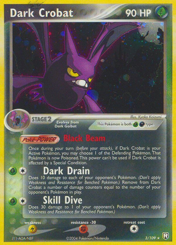 Dark Crobat - 3/109 - Reverse Holo - EN