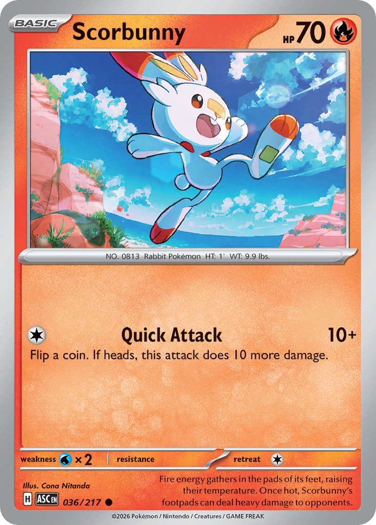 Scorbunny - 036/217 - EN Scorbunny - 036/217 - EN
