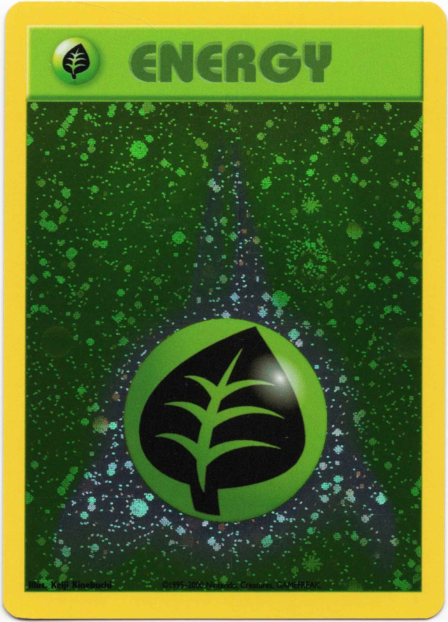 energy-pflanze-pok-mon-tcg Grass Energy Holo - Pokémon TCG