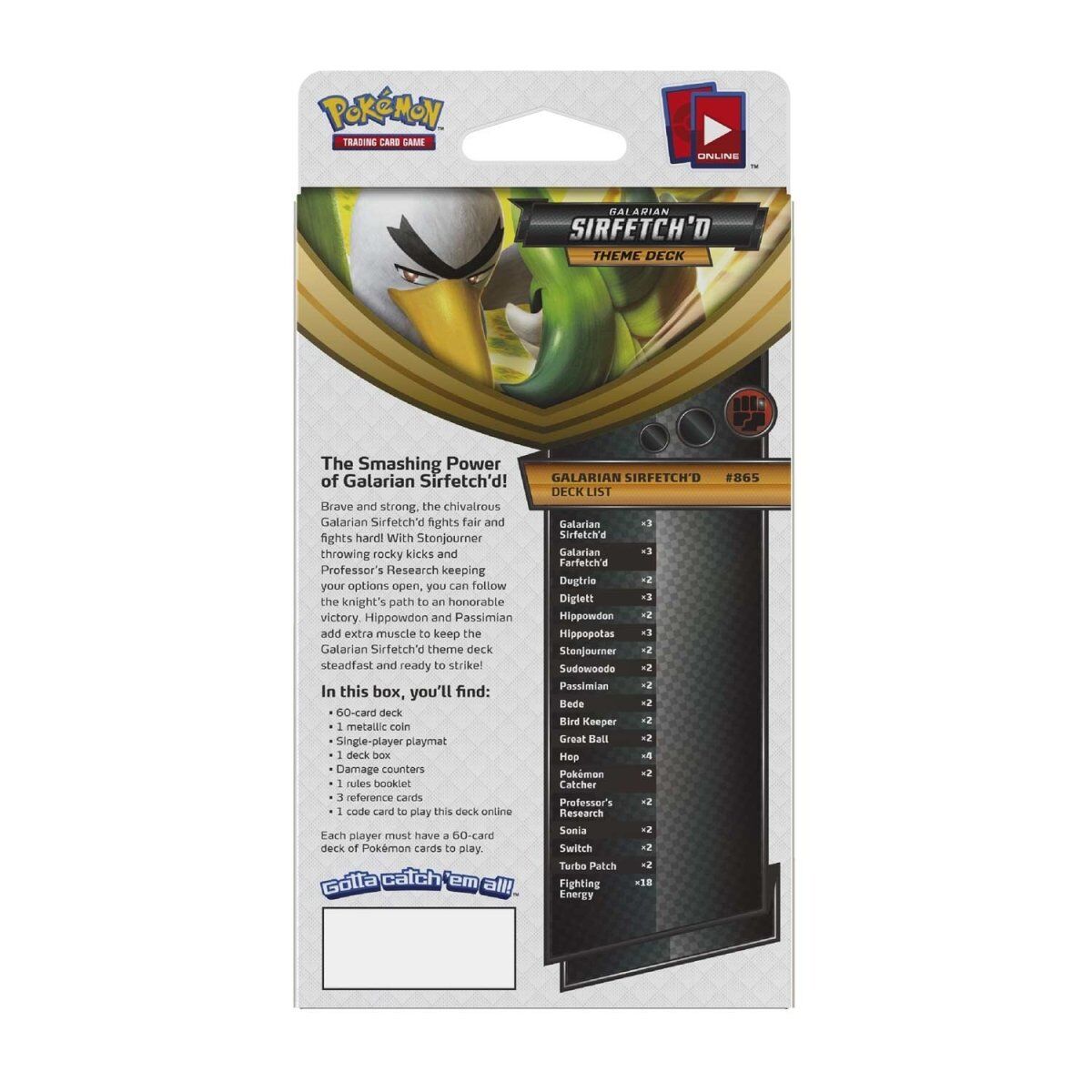 Pokémon Galarian Sirfetch'd - Darkness Ablaze Theme Deck - EN