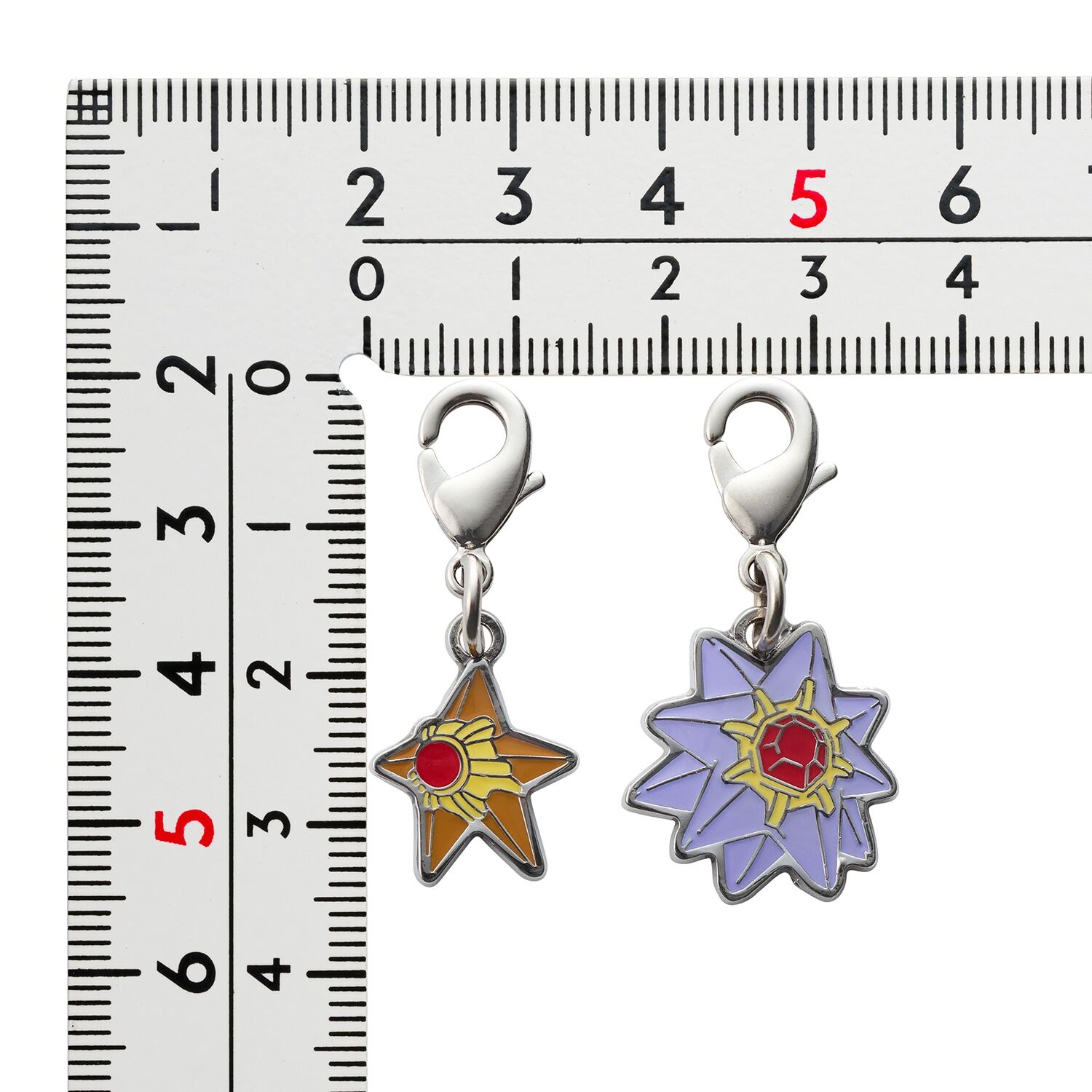 Pokemon Center - Starmie & Staryu Schlüsselanhänger - 2 Stück