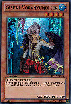Gishki-Vorankündiger - Yu-Gi-Oh!