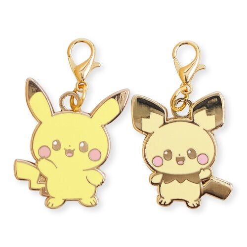 Pokemon Center - Pokepeace Pikachu, Pichu Schlüsselanhänger - 2 Stück Pokemon Center - Pokepeace Pikachu, Pichu Schlüsselanhänger - 2 Stück