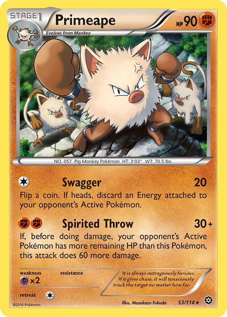 Primeape - 53/114 - EN Primeape - 53/114 - EN