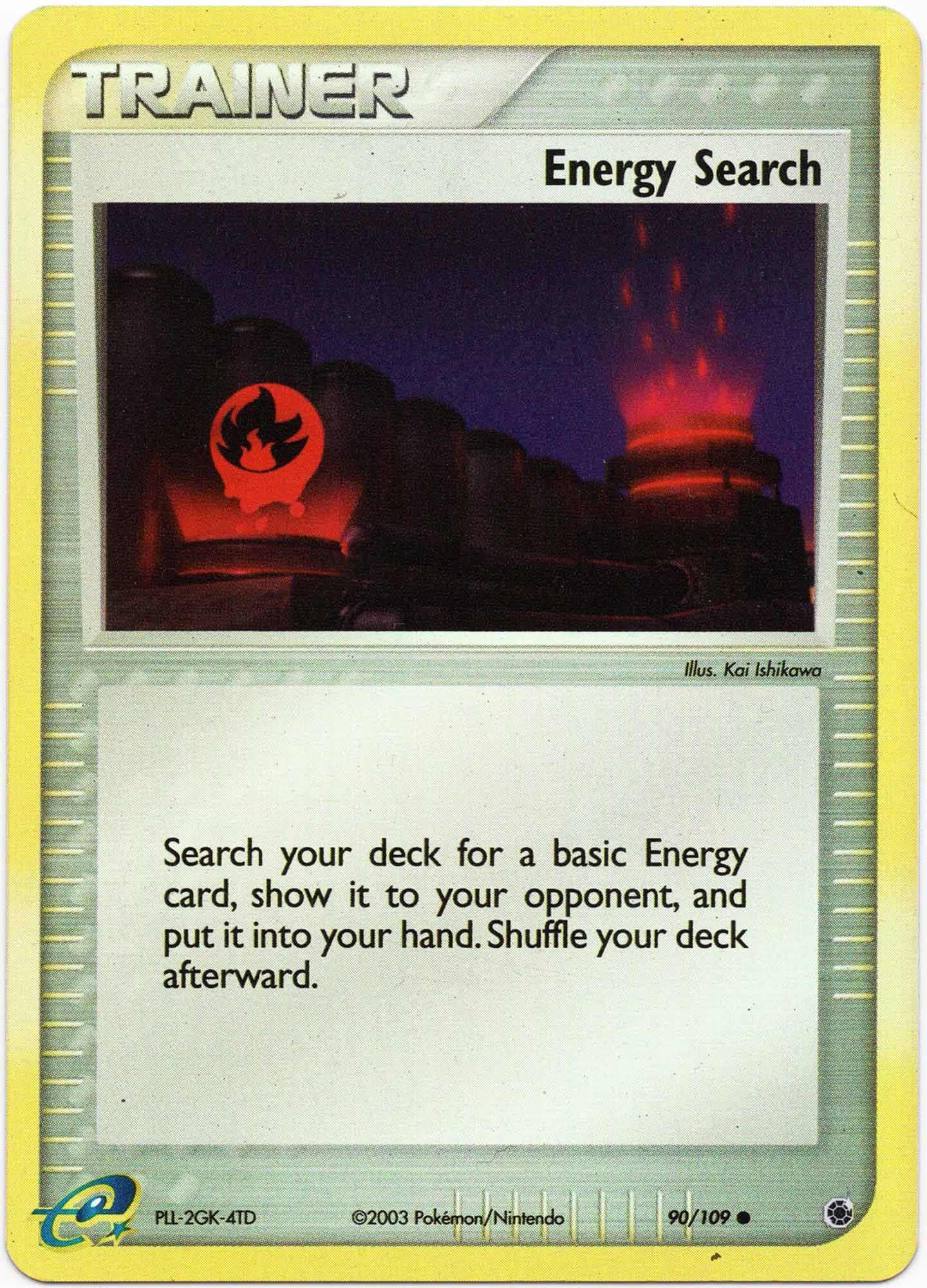Energy Search - 90/109 - Pokémon TCG (Near Mint)