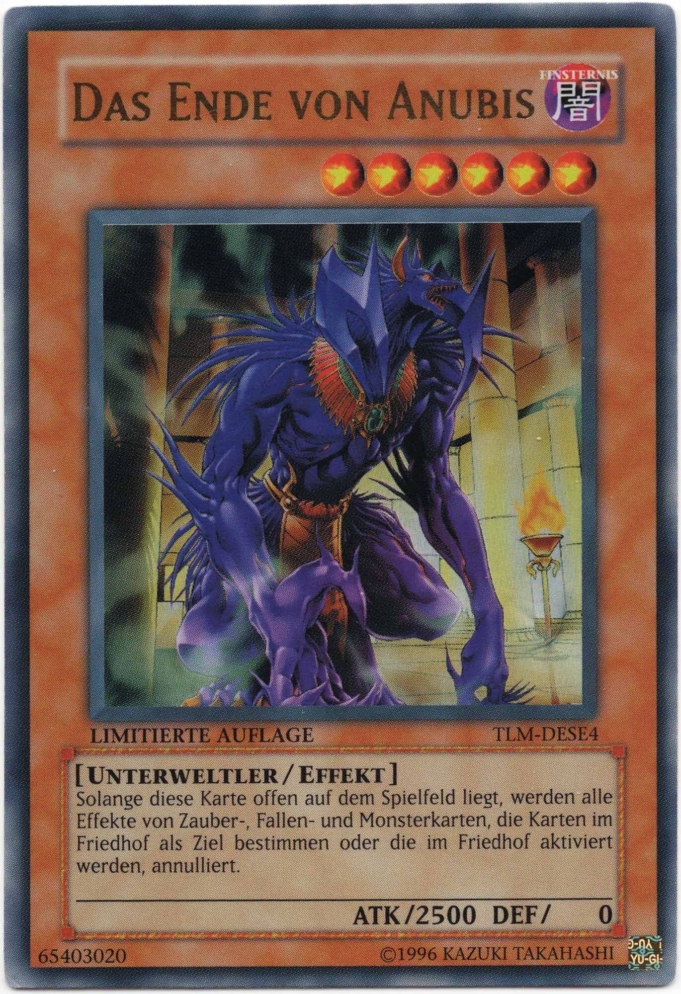 das-ende-von-anubis-tlm-dese4-ultra-rare-limitierte-auflage-heavily-played Das Ende von Anubis - TLM-DESE4 - Ultra Rare - Limitierte Auflage (Heavily Played)