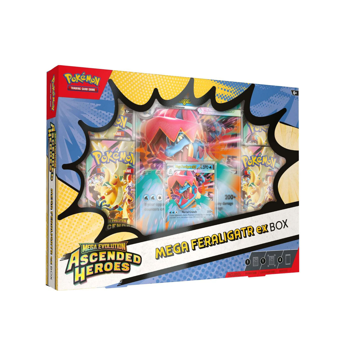 Pokémon TCG: Mega Evolution - Ascended Heroes Mega Feraligatr ex - EN Pokémon TCG: Mega Evolution - Ascended Heroes Mega Feraligatr ex - EN