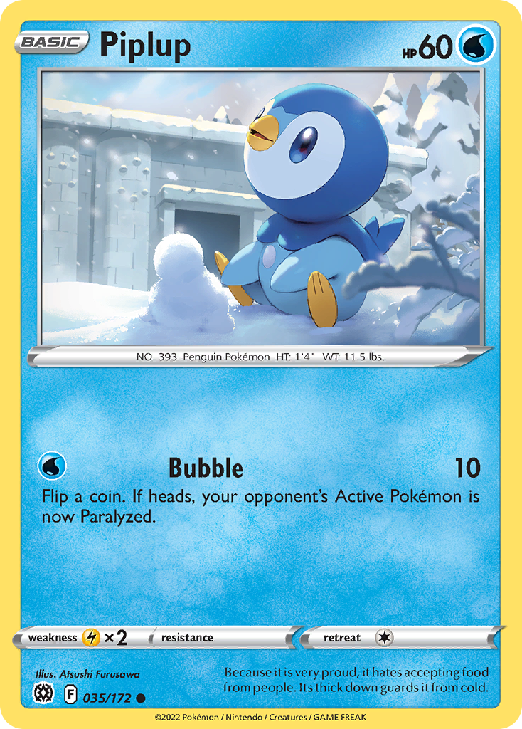 Piplup - 035/172 - EN Piplup - 035/172 - EN
